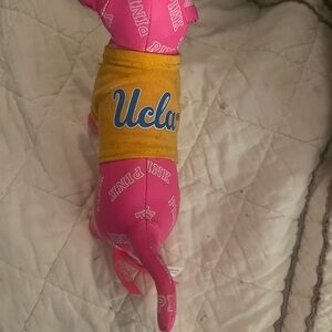 Victoria's Secret Pink and Yellow Dog Plush